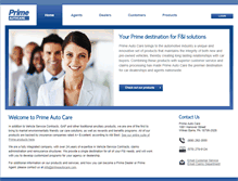 Tablet Screenshot of primeautocare.com